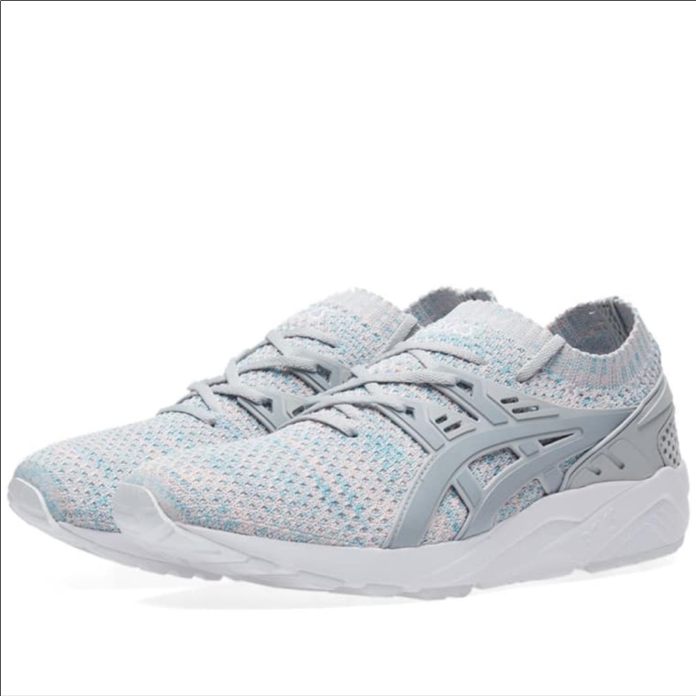 Light blue sneakers